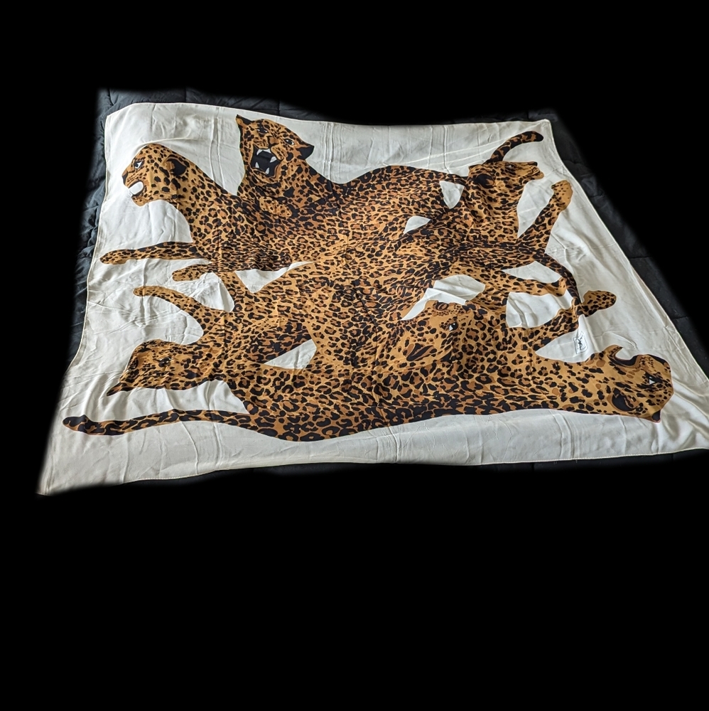 YSL scarf RARE 1980s